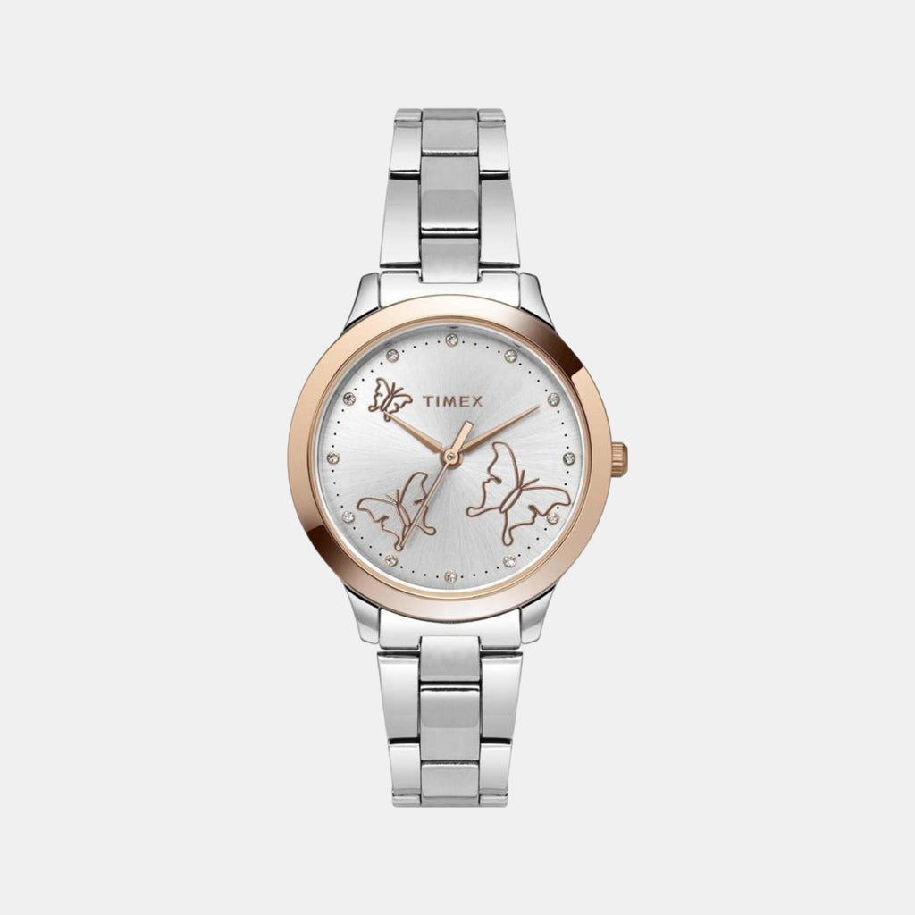 Timex Round Silver Analog watch