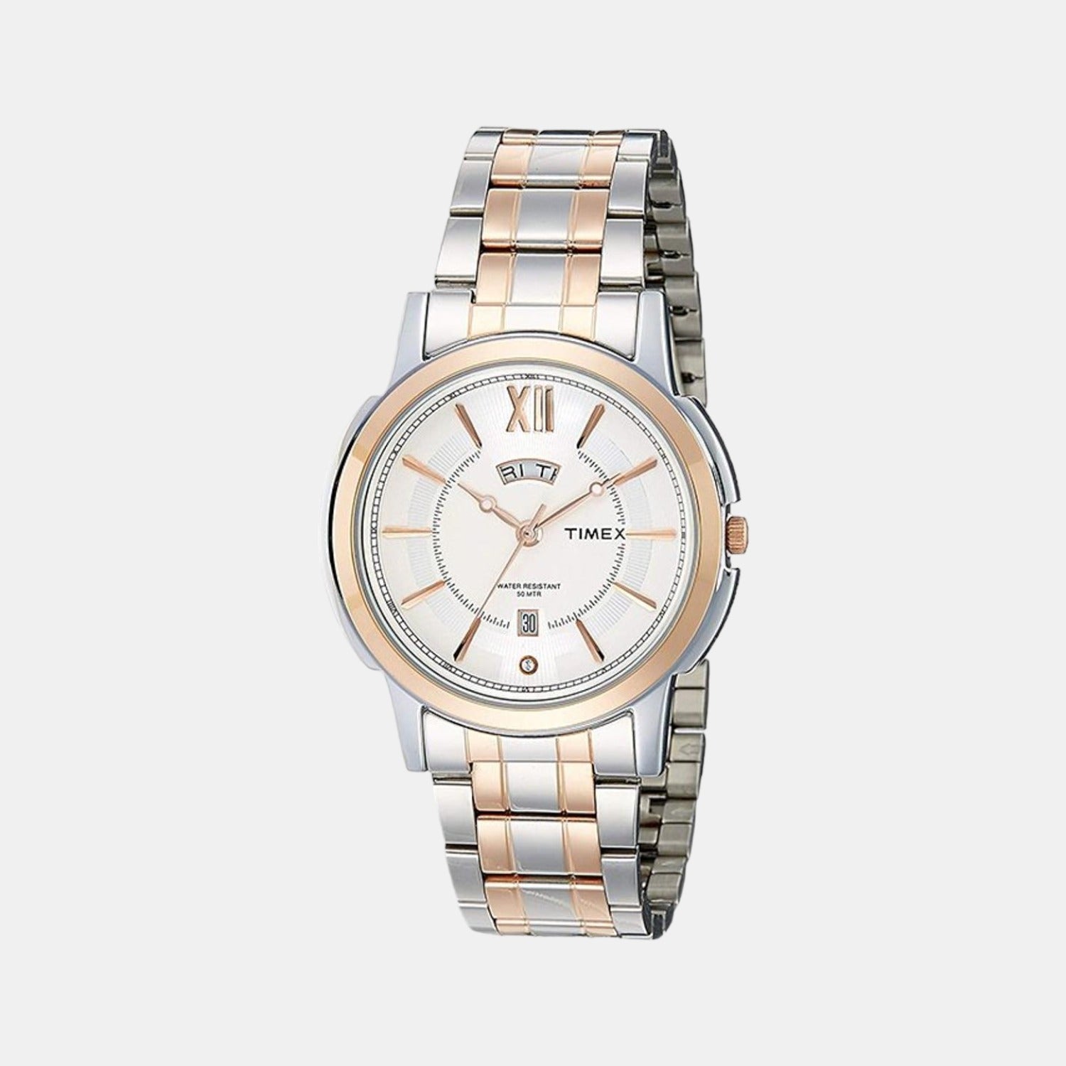 Timex Round Silver Analog watch