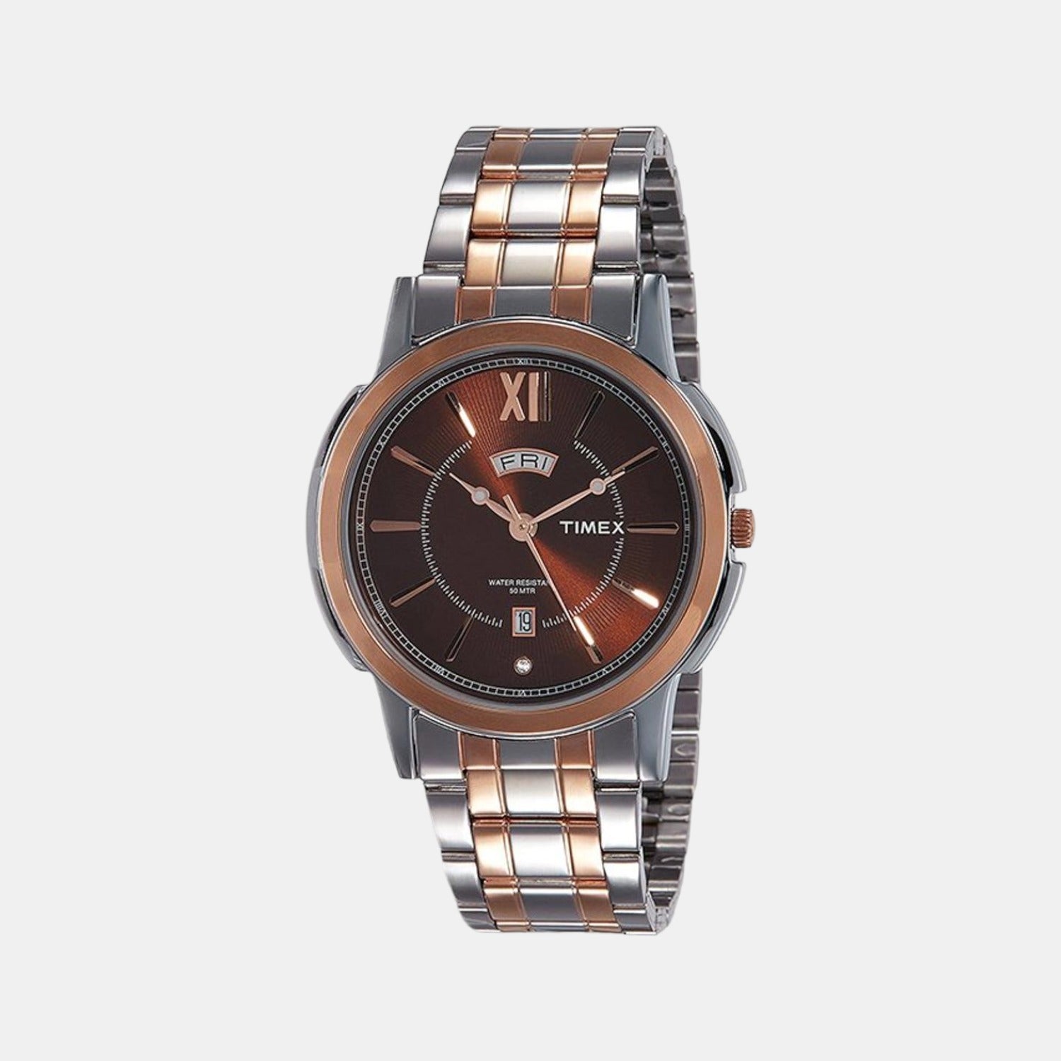 Timex Round Brown Analog watch