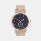 Timex Round Blue Analog watch