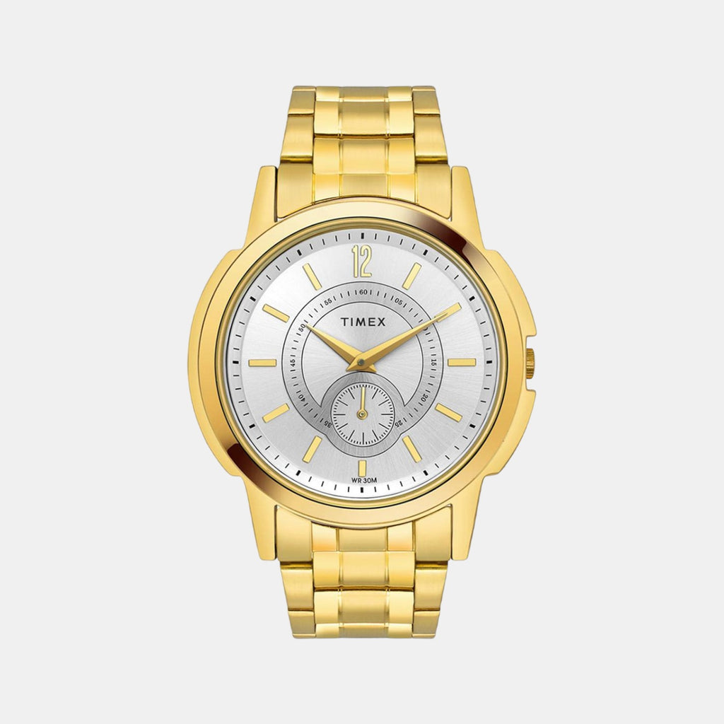 Timex Round Silver Analog watch