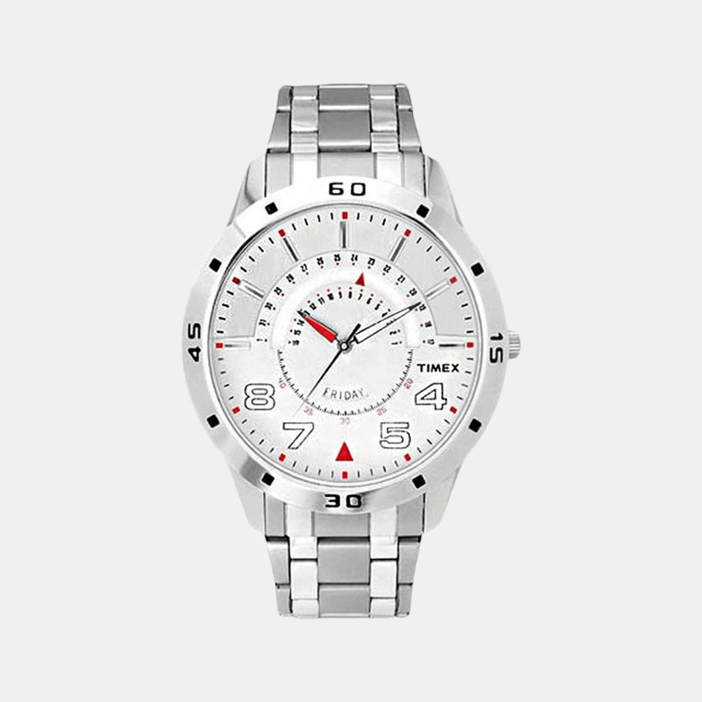 Timex Round Silver Analog watch