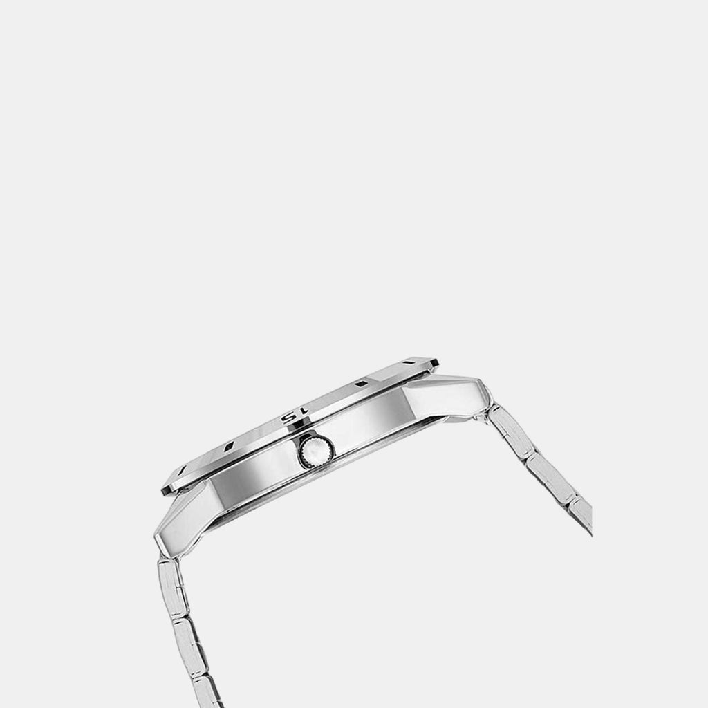 Timex Men Round Silver watch