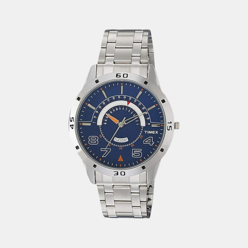 Timex Round Blue Analog watch