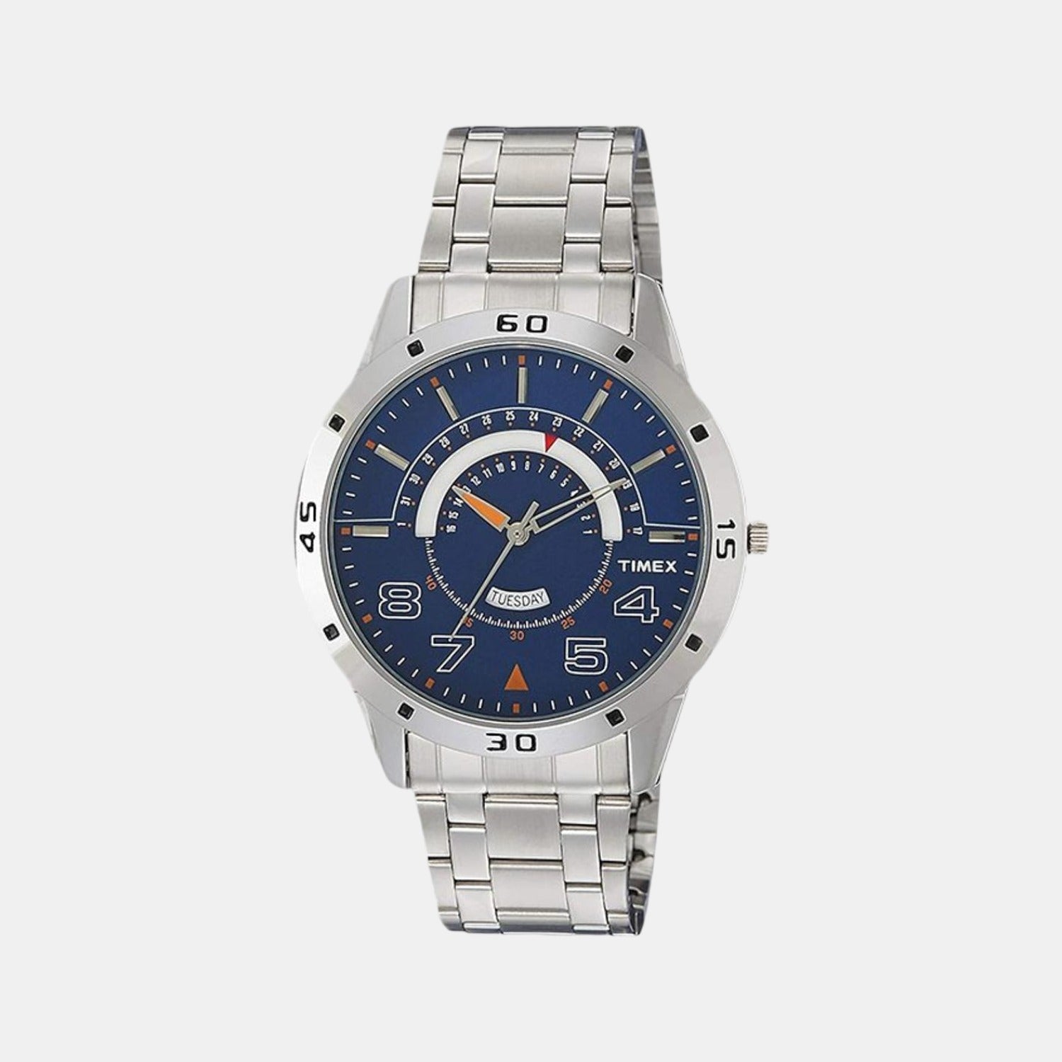 Timex Round Blue Analog watch