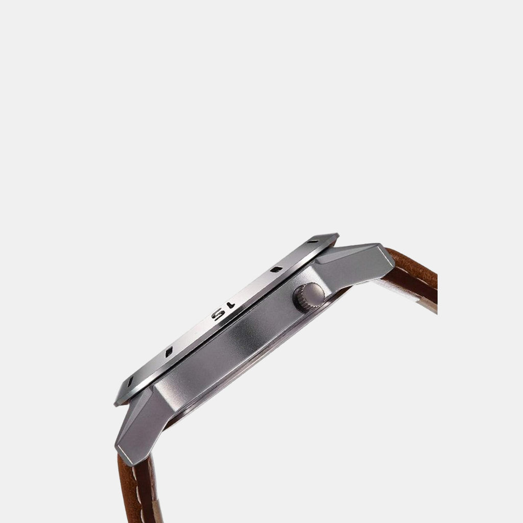 Timex Men Round Silver watch