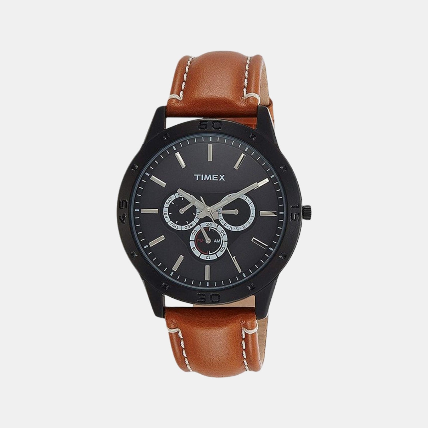 Timex Round Blue Chronograph watch