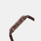 Timex Men Round Brown watch