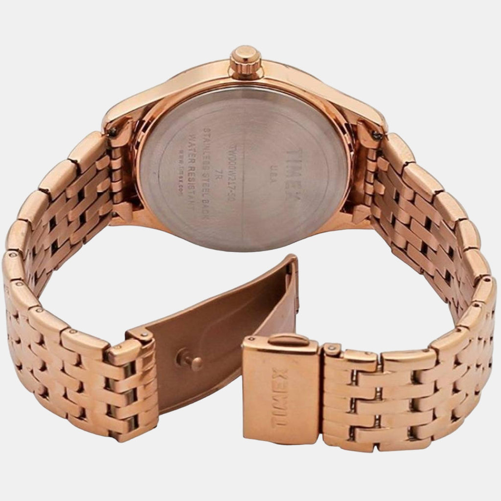 Timex Women Round Silver watch