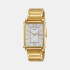 Timex Rectangular Silver Analog watch