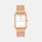 Timex Rectangular Silver Analog watch