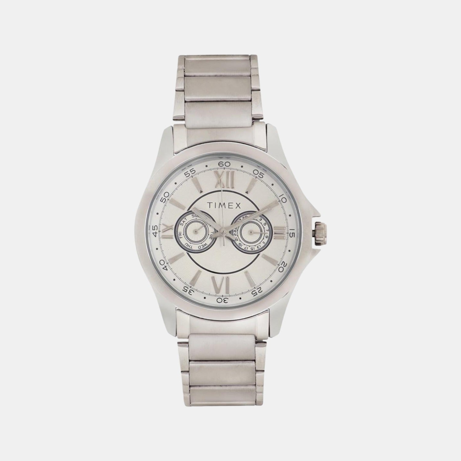 Timex Round Silver Analog watch