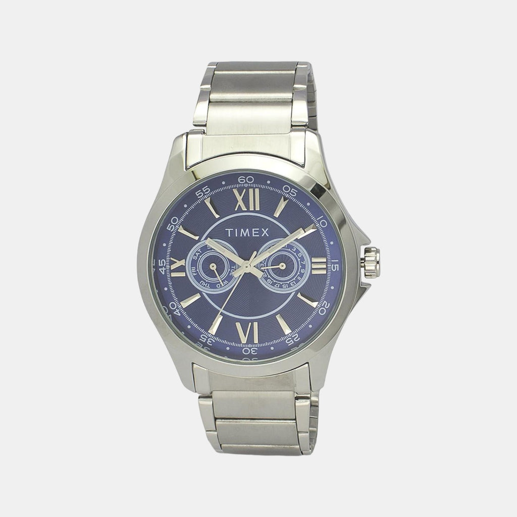 Timex Round Blue Analog watch