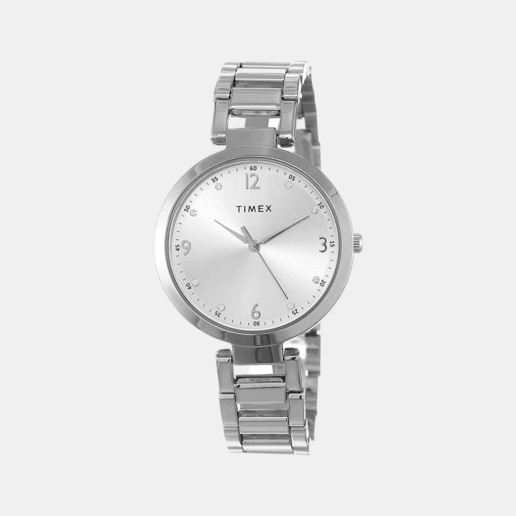 Timex Round Silver Analog watch