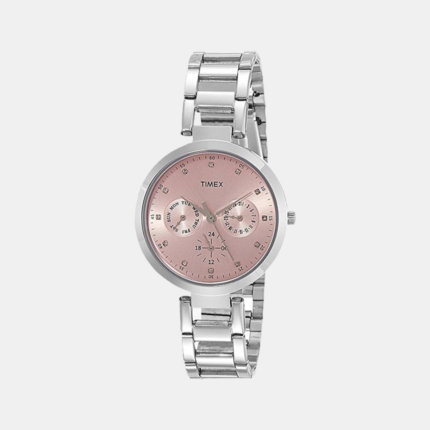 Timex Round Pink Chronograph watch
