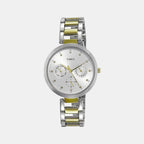 Timex Round Silver Chronograph watch
