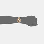 Timex Women Round Rose Gold watch
