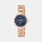 Timex Round Blue Chronograph watch