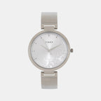 Timex Round Silver Analog watch