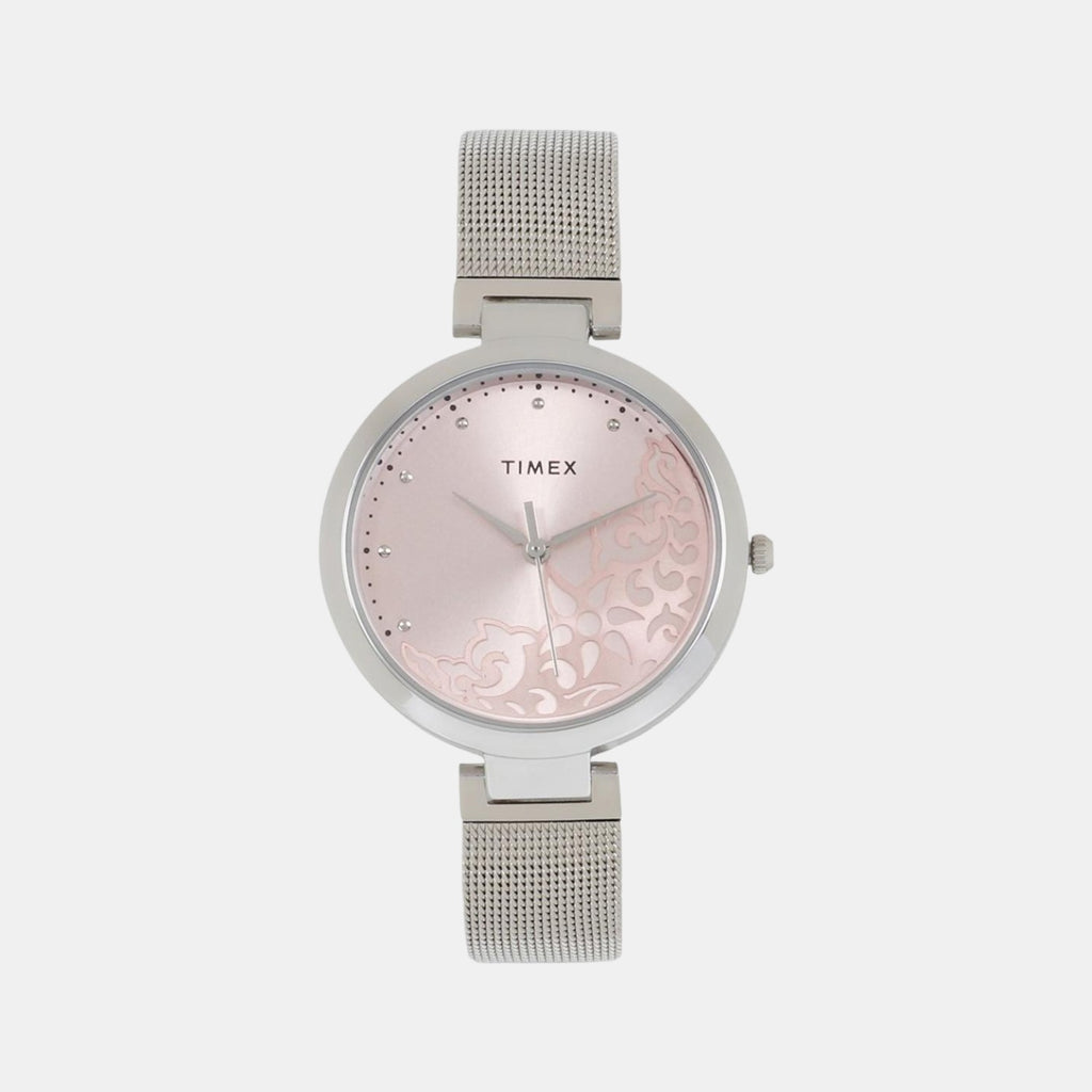 Timex Round Pink Analog watch