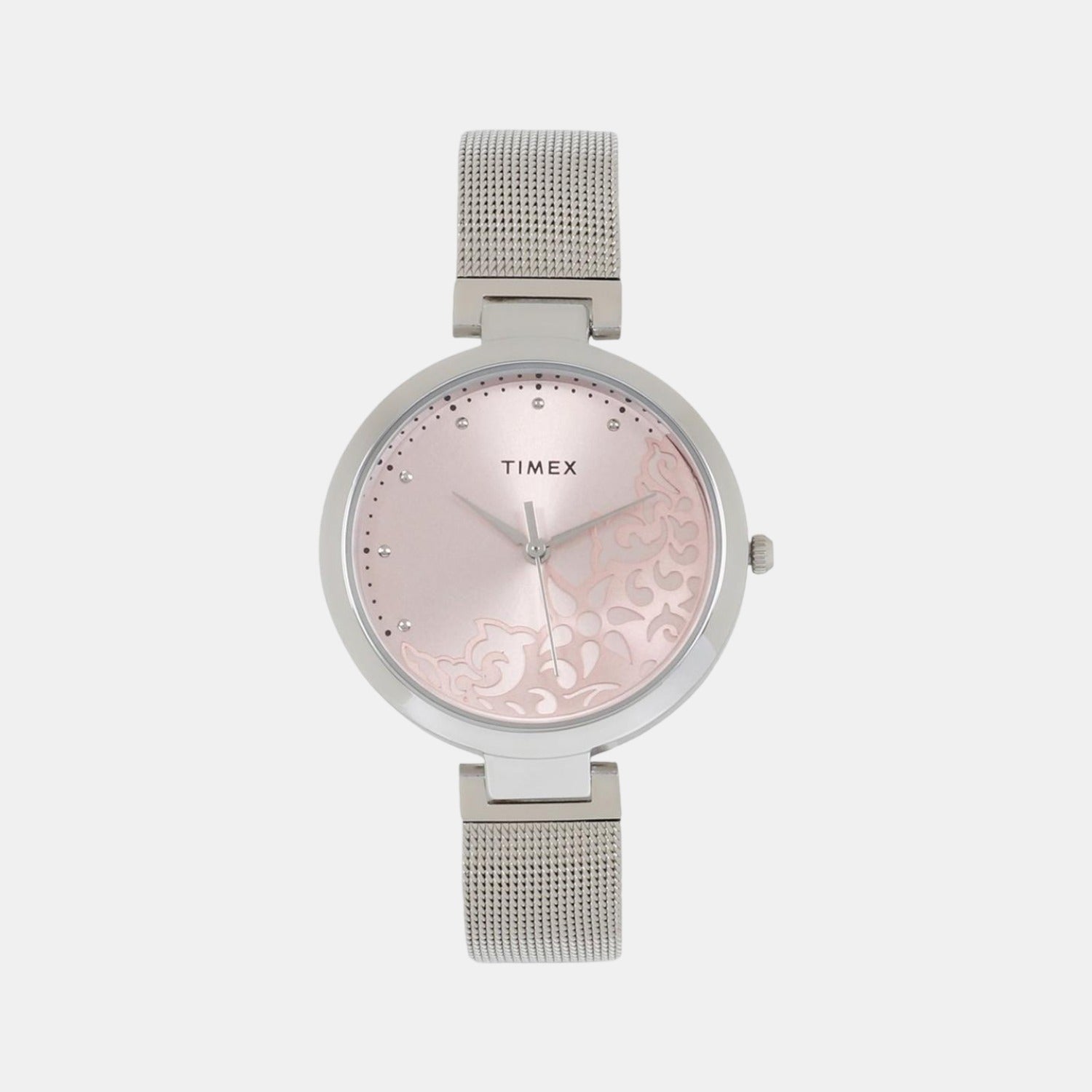 Timex Round Pink Analog watch