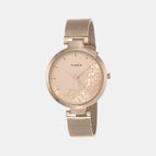 Timex Round Rose Gold Analog watch