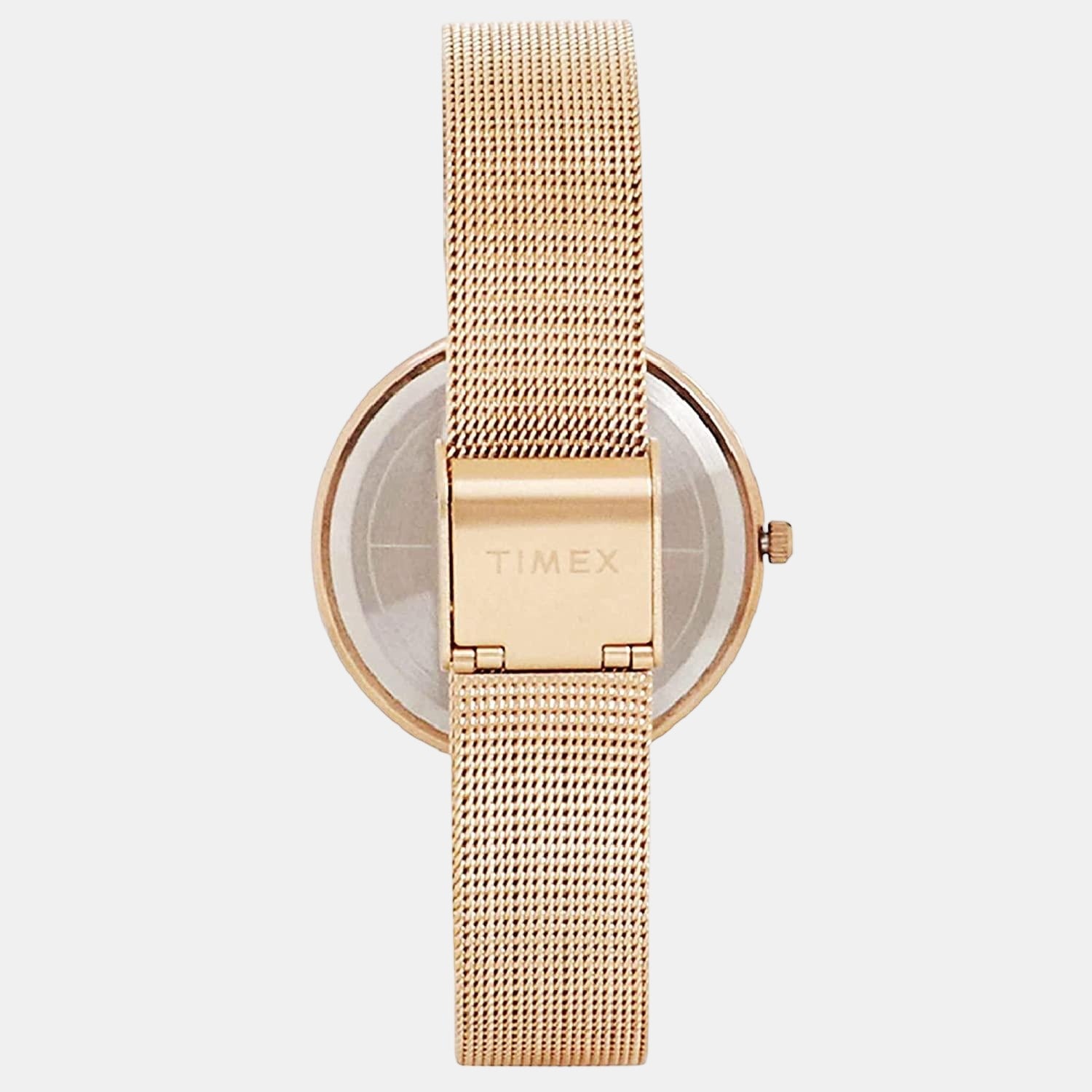 Timex Women Round Rose Gold watch