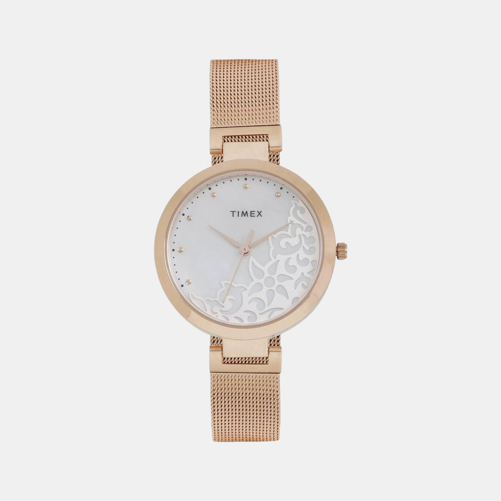 Timex Round Silver Analog watch