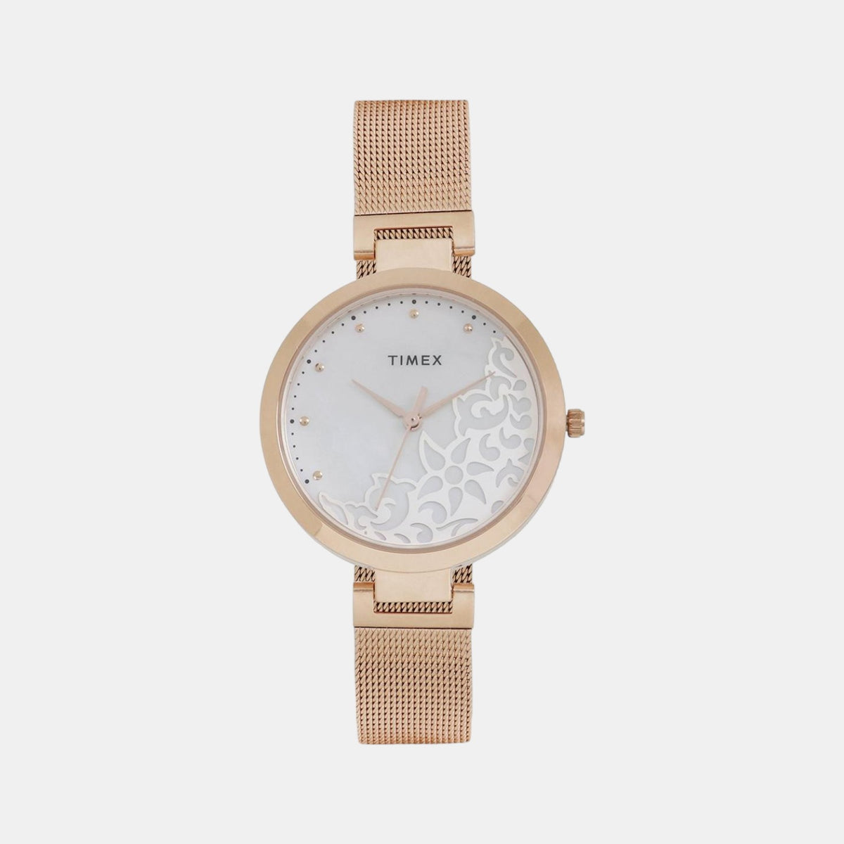 Timex Round Silver Analog watch