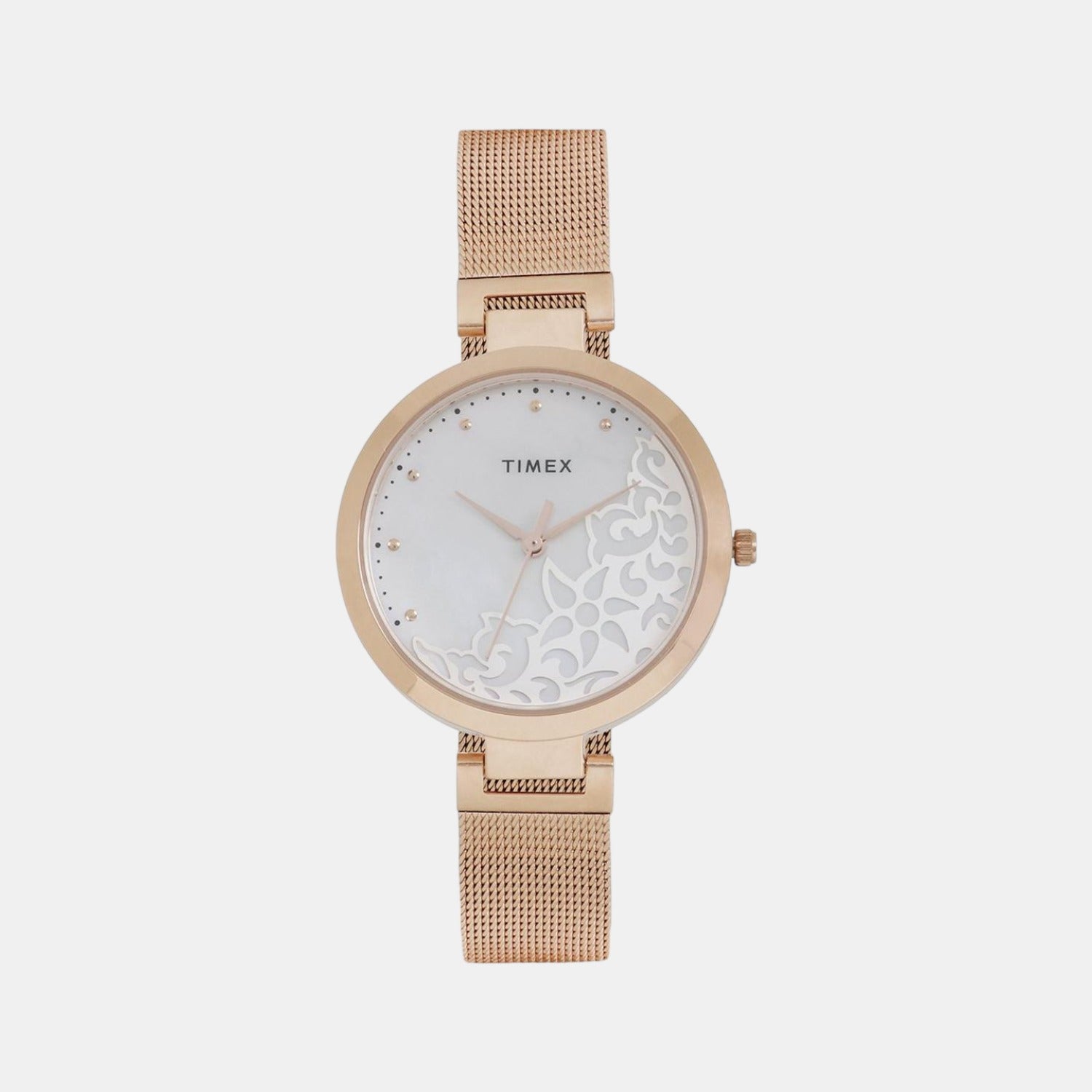 Timex Round Silver Analog watch