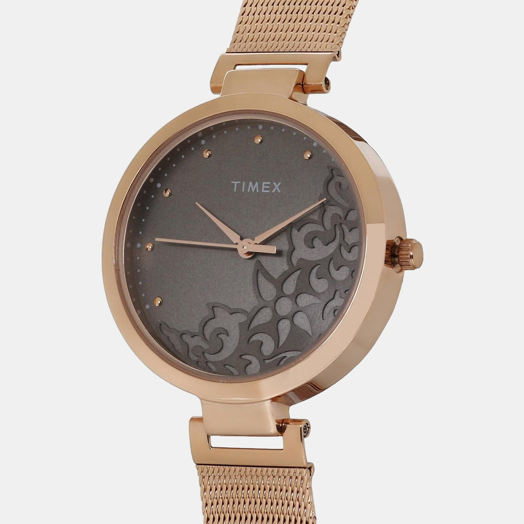 Timex Women Round Grey watch