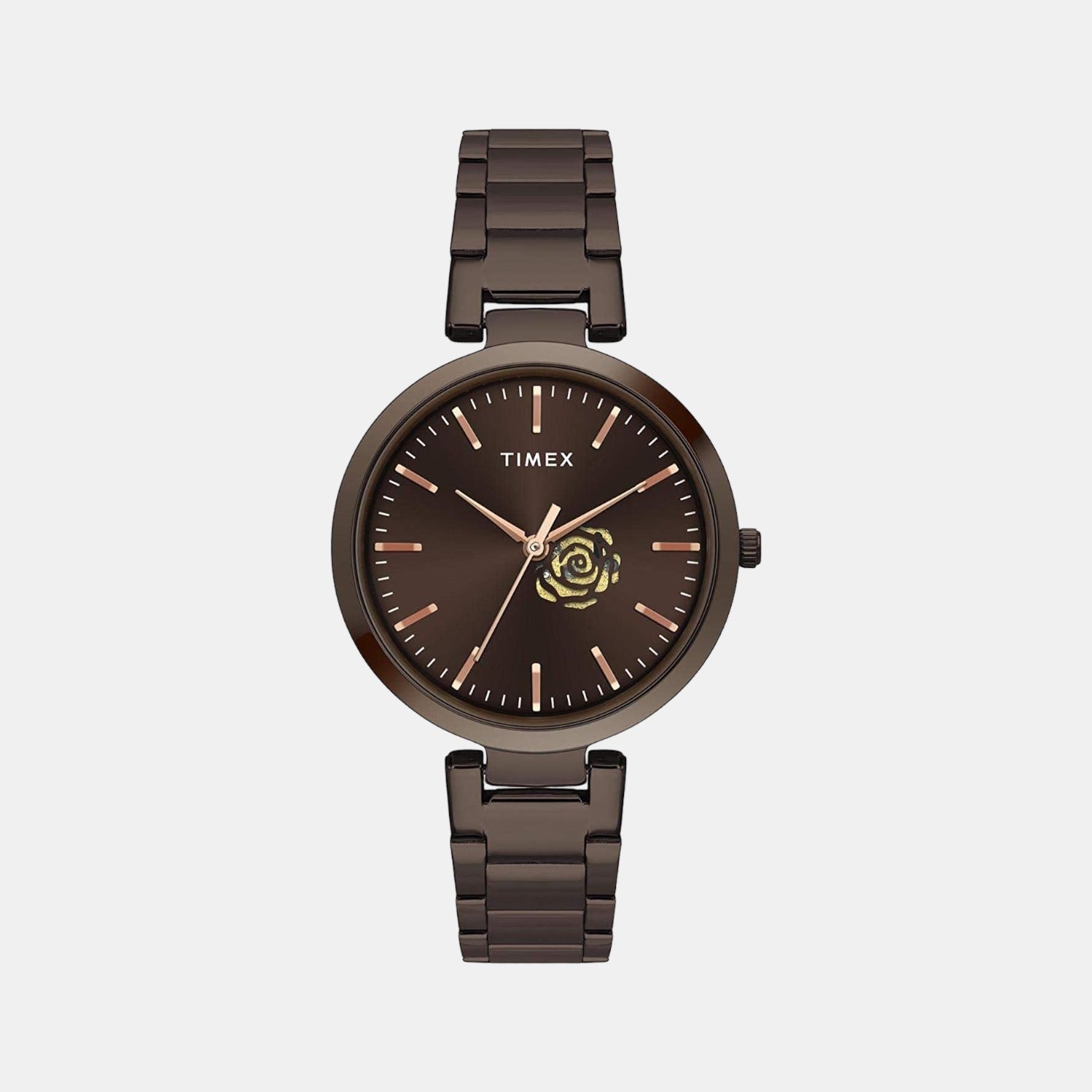 Timex Round Brown Analog watch