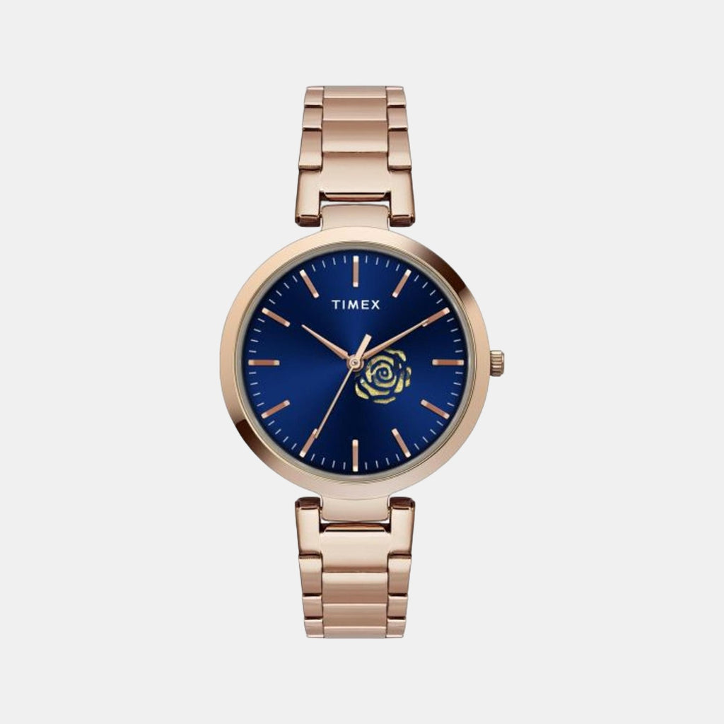 Timex Round Blue Analog watch