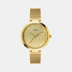 Timex Round Gold Analog watch