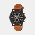 Timex Round Black Chronograph watch