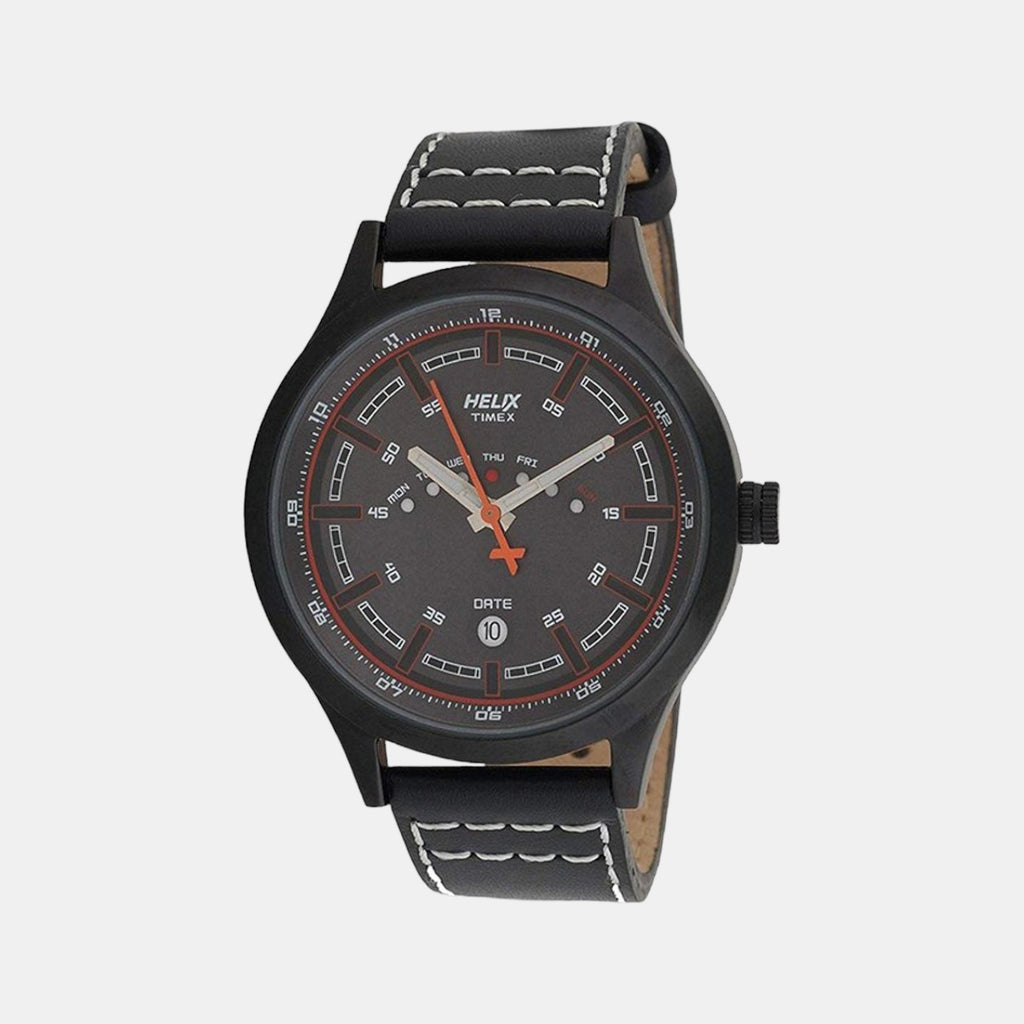 Helix Round Grey Analog watch