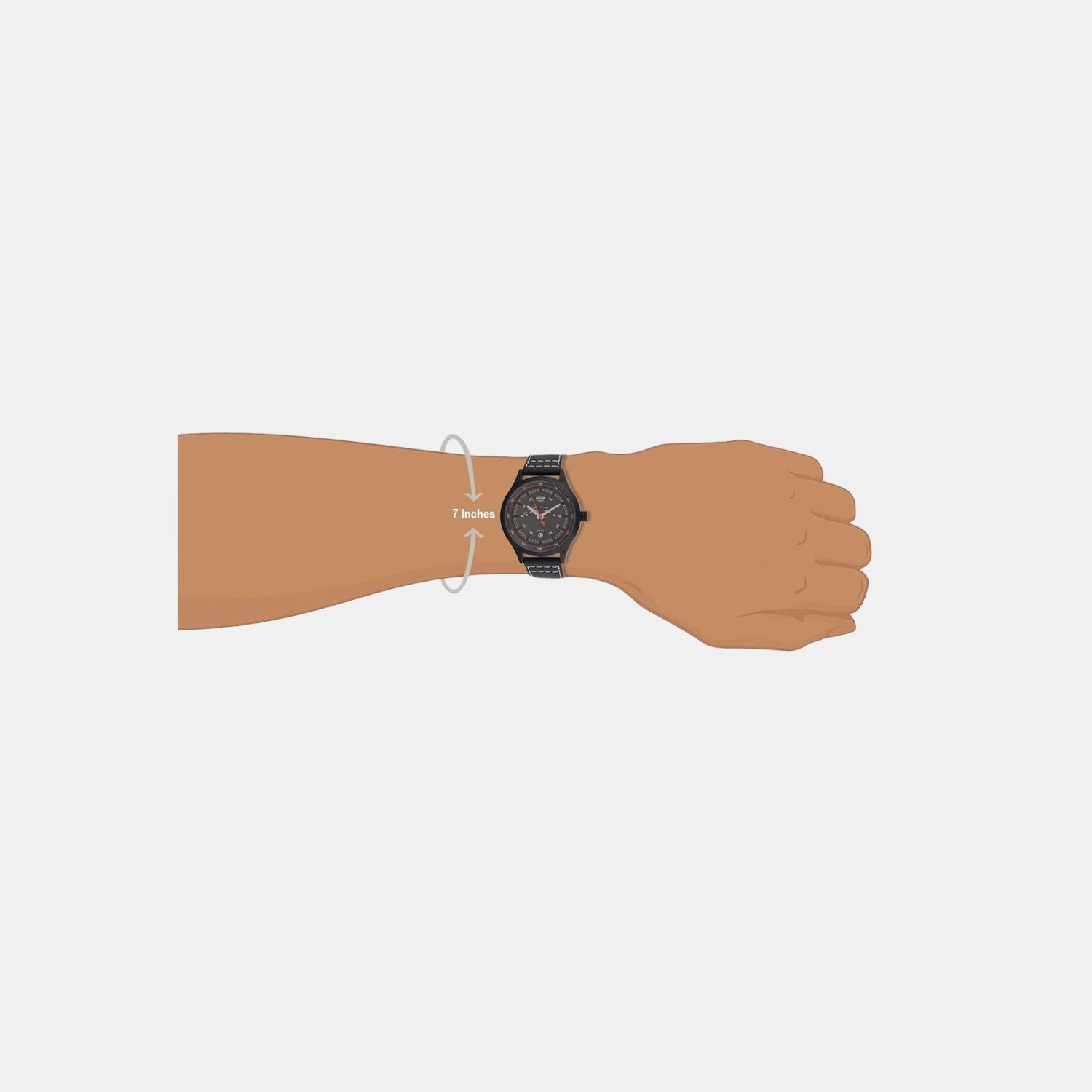 Helix Stainless Steel Round watch
