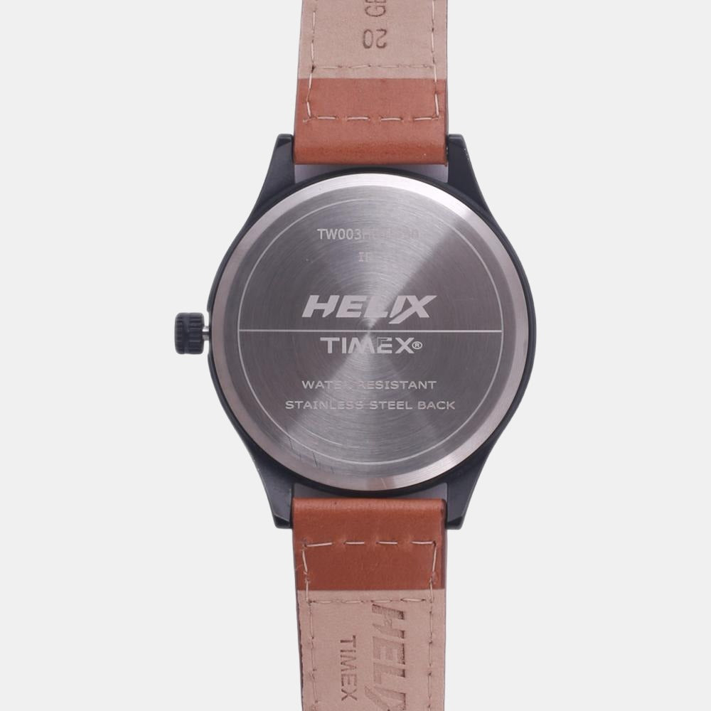 Helix Stainless Steel Round watch