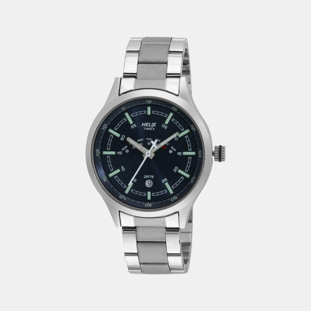 Helix Round Grey Analog watch