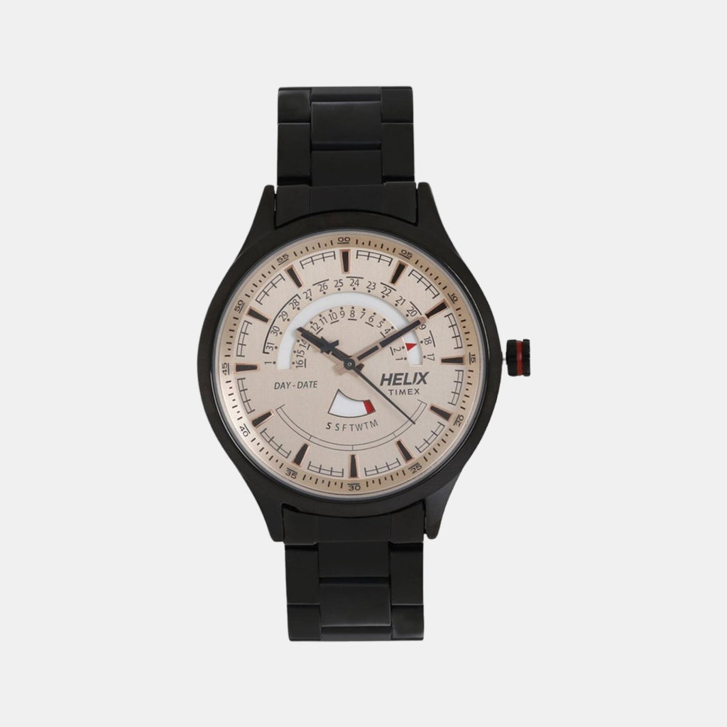 Helix Round Rose Gold Analog watch