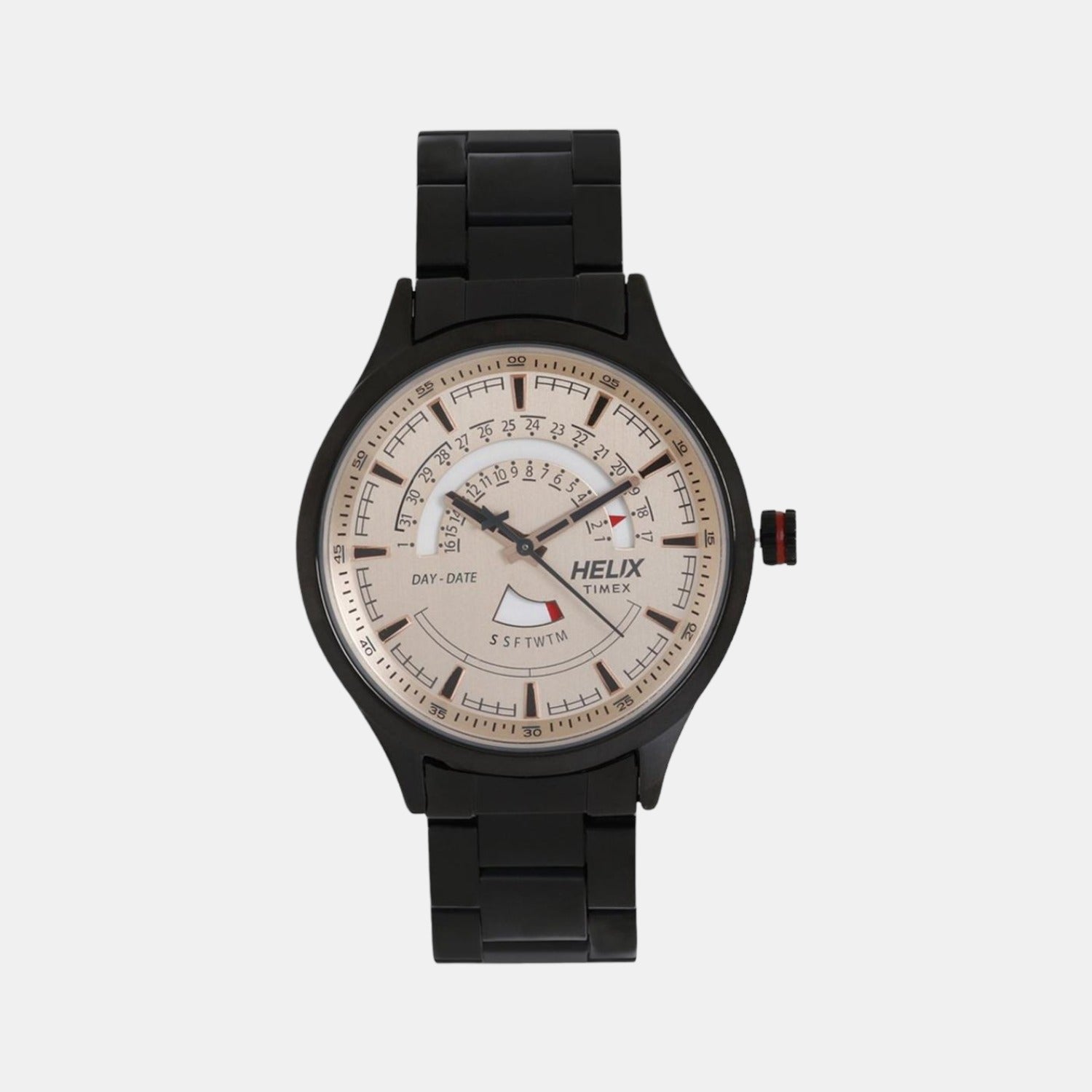 Helix Round Rose Gold Analog watch