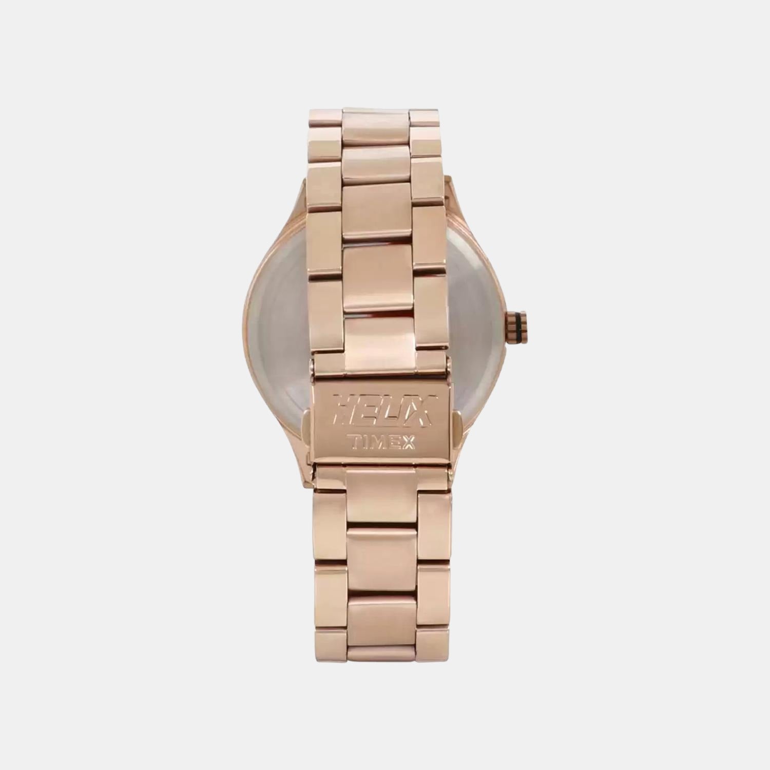 Helix Stainless Steel Round watch