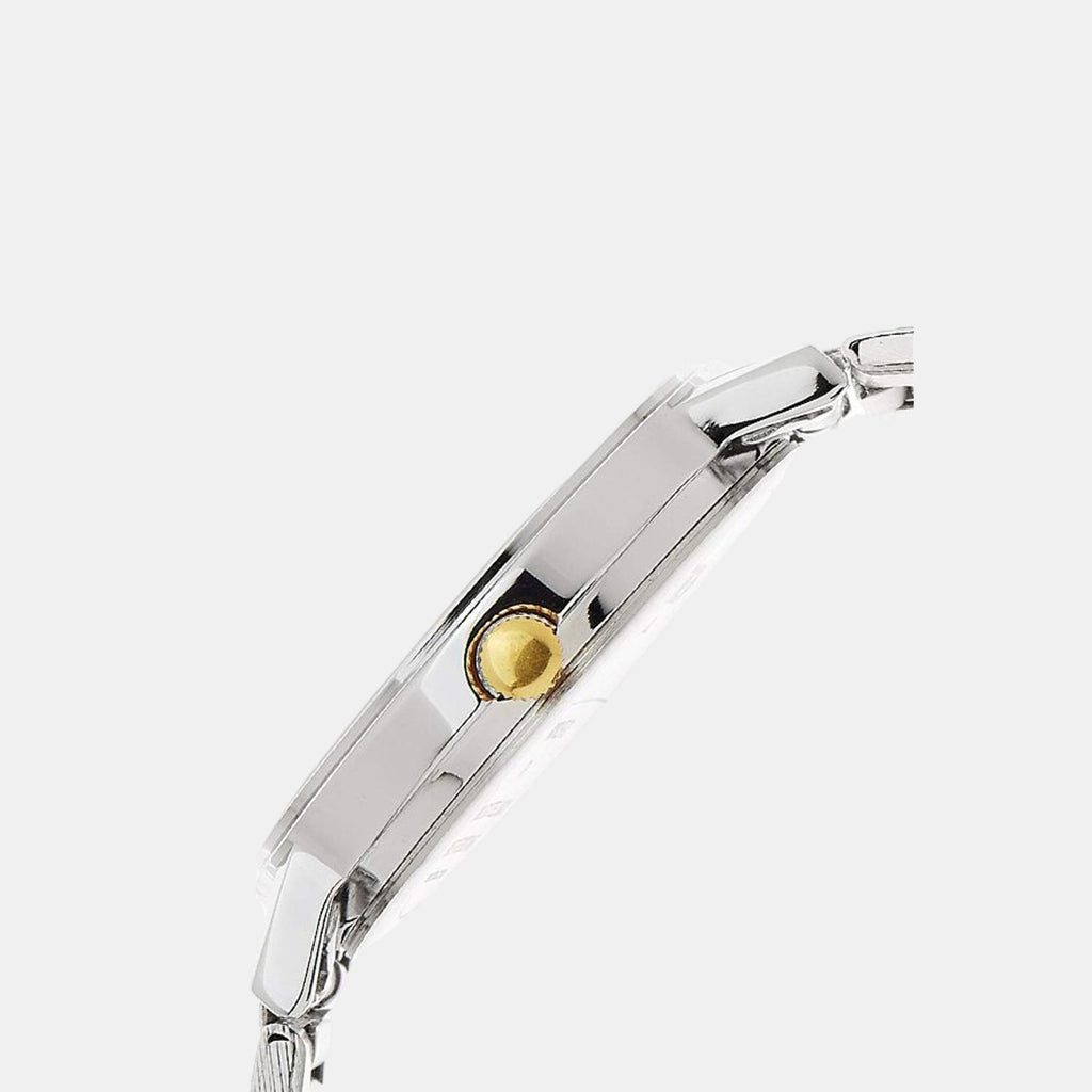 Timex Couple Round Silver watch