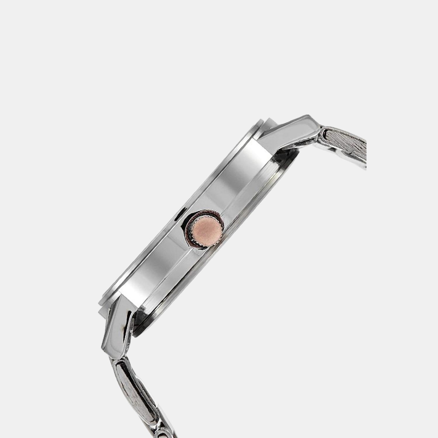 Timex Couple Round Silver watch