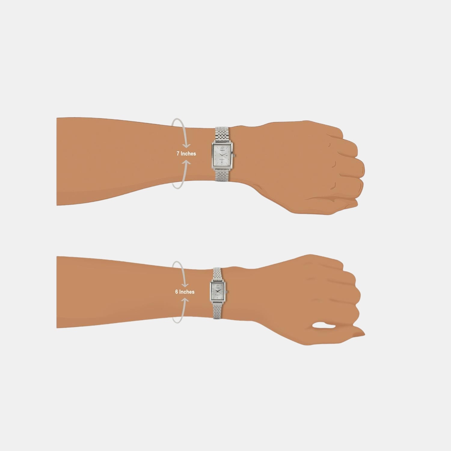 Timex Brass Rectangular watch