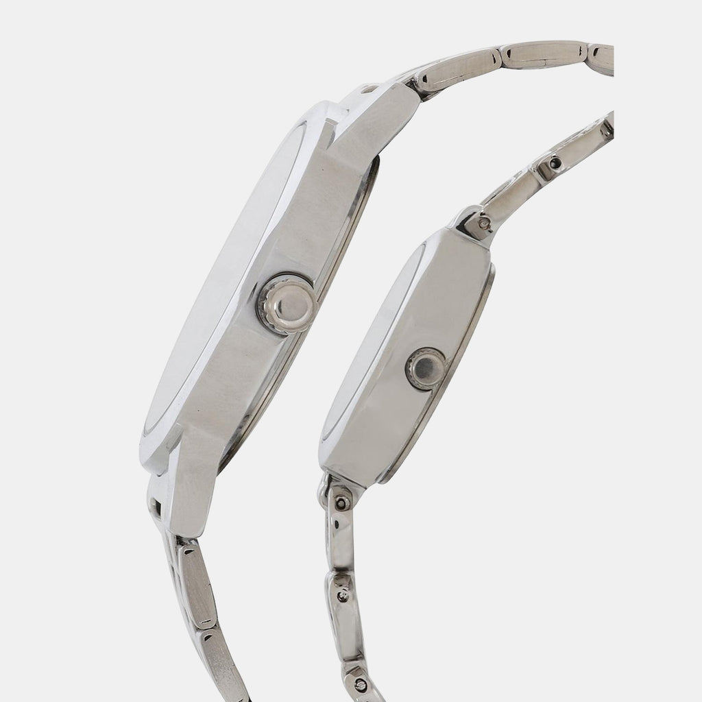 Timex Couple Round Blue watch