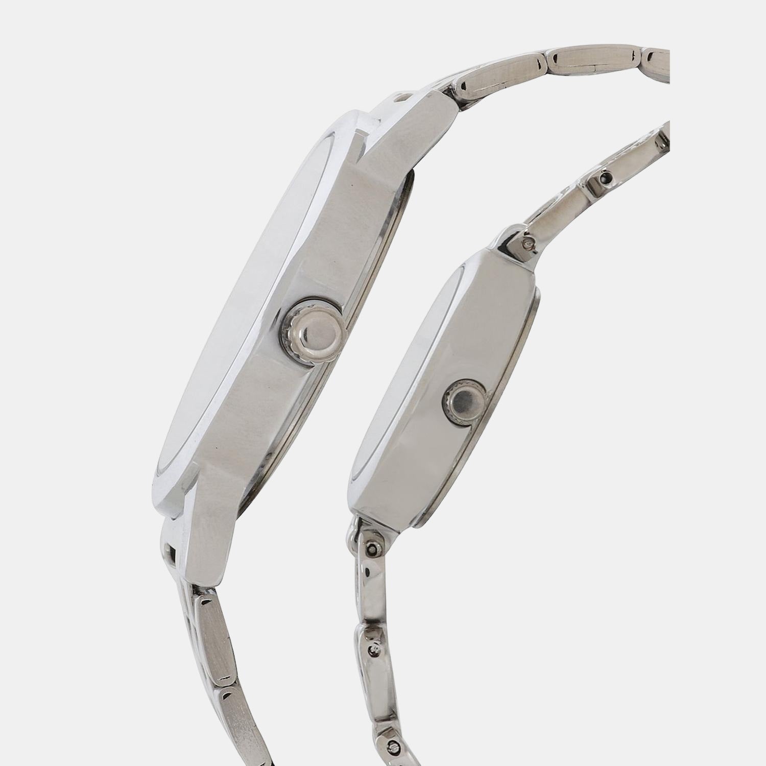 Timex Couple Round Blue watch