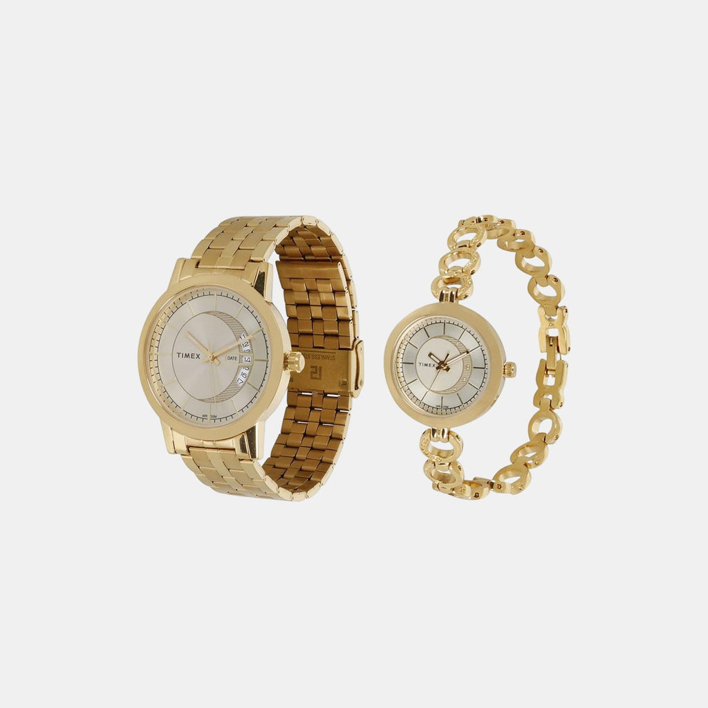 Timex Brass Round watch
