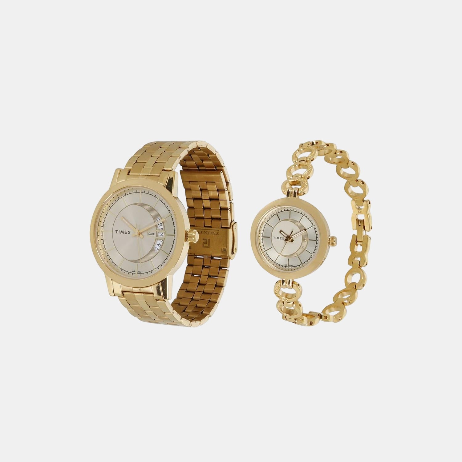 Timex Brass Round watch