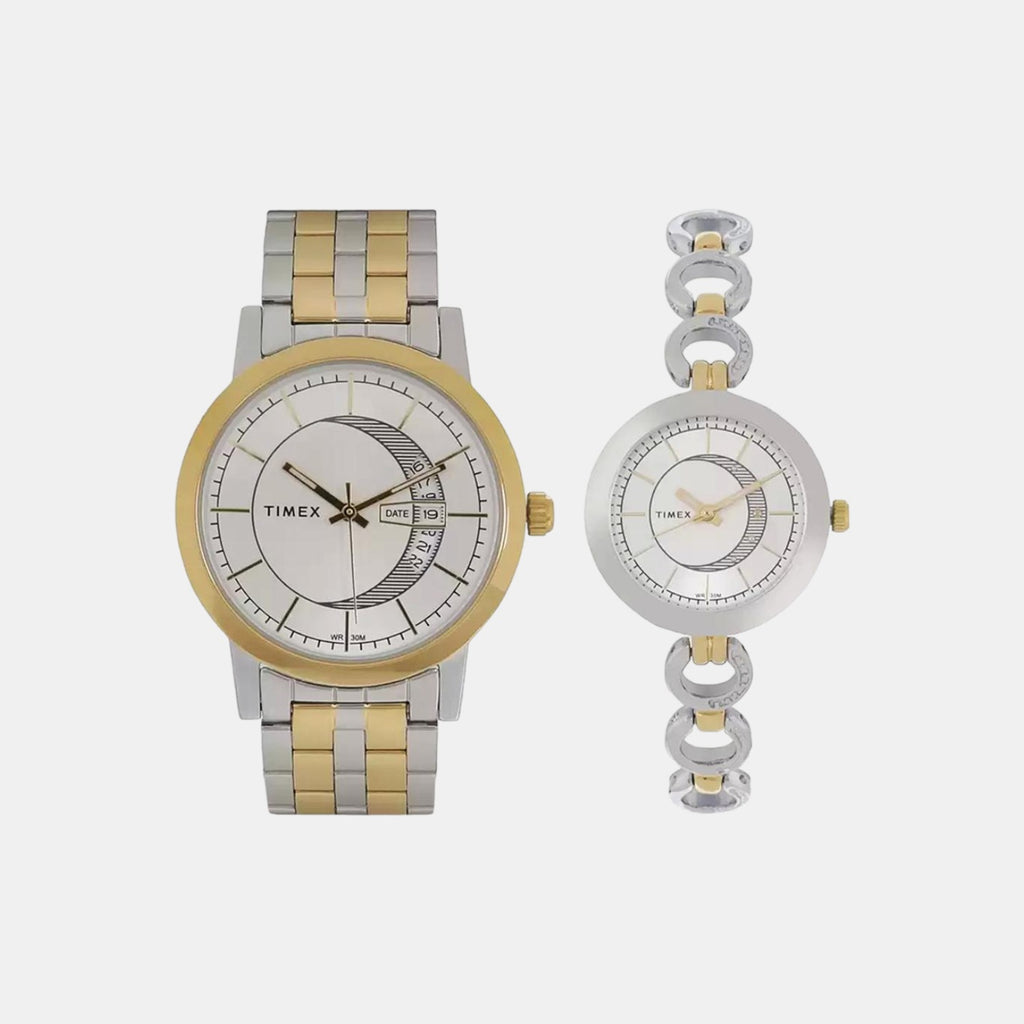 Timex Round Silver Analog watch